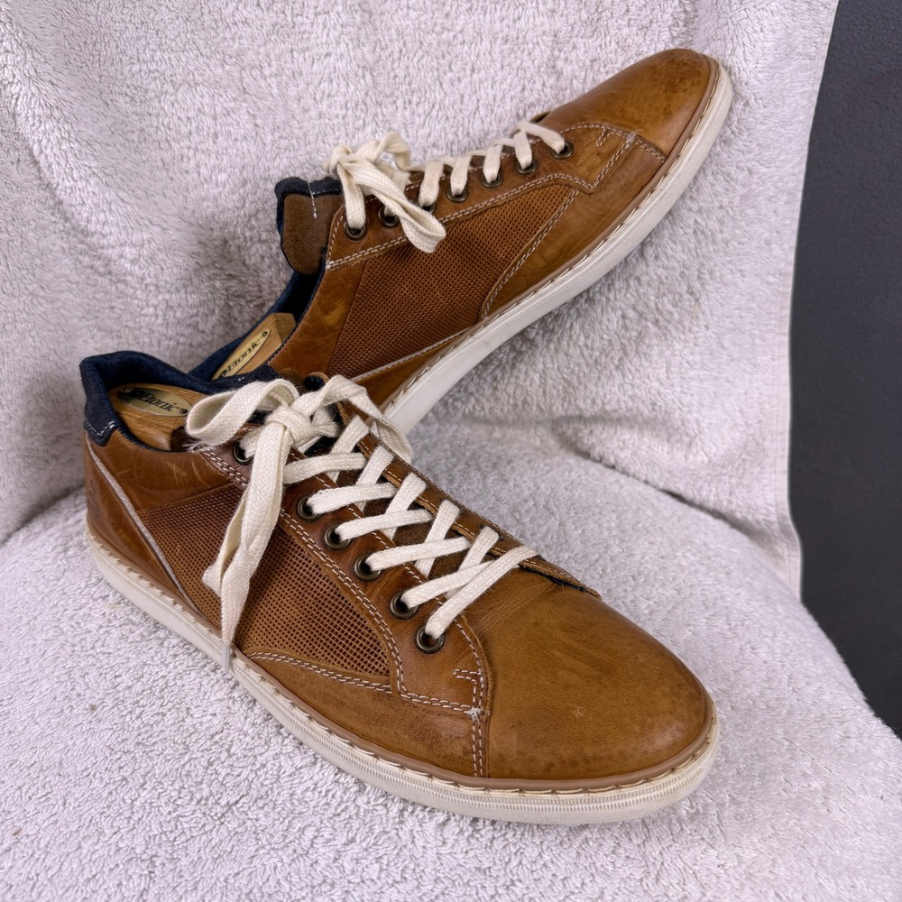 Bullboxer Leather Sneakers Mens 10 Hand Made in Portugal Mordecai Casual Shoes